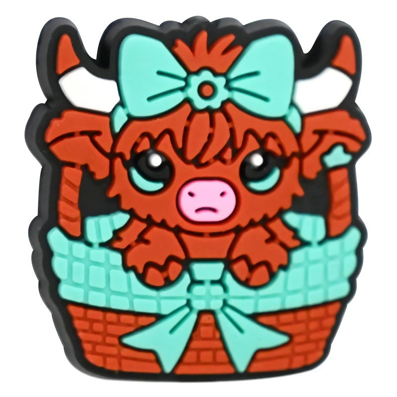 Wholesale Random 100pcs/pack Cute Cat Series DIY Beaded Charcoal